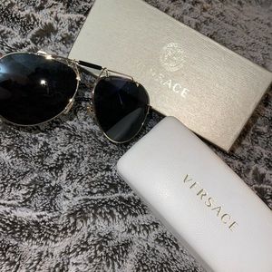 Versace Aviator Sunglasses